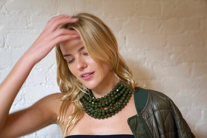 Bella Olive Necklace -  Fairchild Baldwin