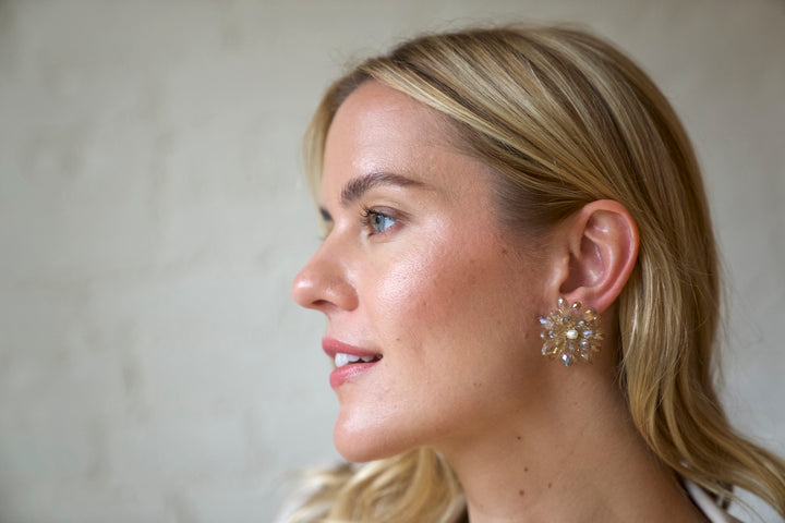 Rosette Earrings -  Fairchild Baldwin