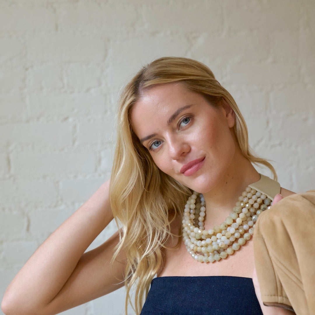 Bella Grace Honey Amber Necklace -  Fairchild Baldwin
