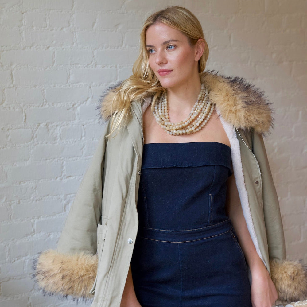 Helena Honey Amber Necklace -  Fairchild Baldwin