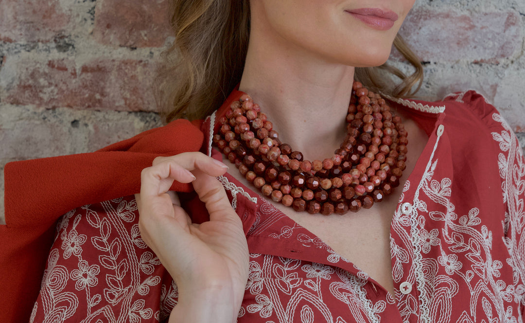 Bella Grace Rust Necklace -  Fairchild Baldwin