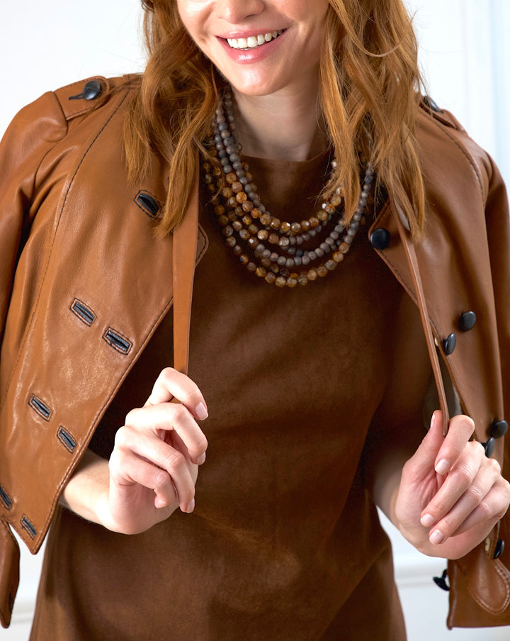 Helena Deep Havana Necklace -  Fairchild Baldwin