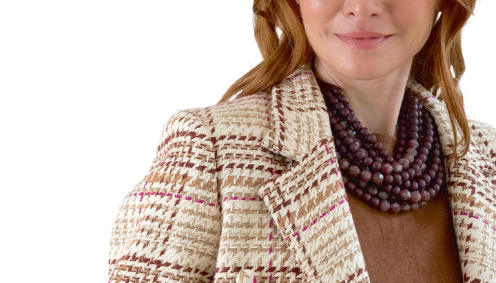Marbella Marble Plum Necklace