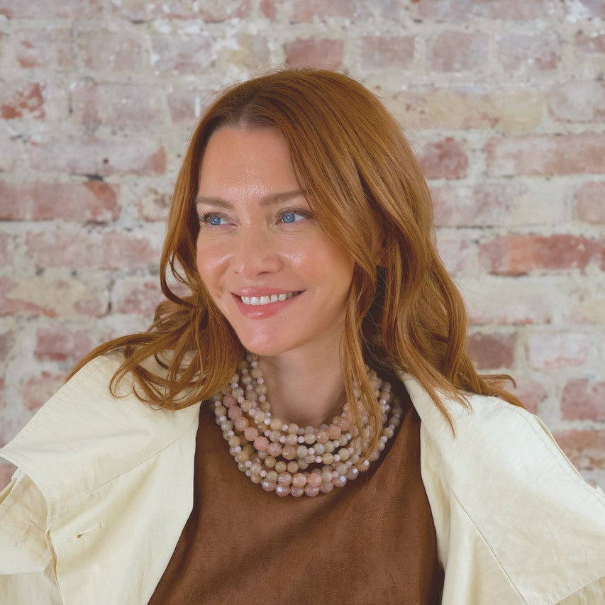 Chelsea Dune Blush Necklace -  Fairchild Baldwin