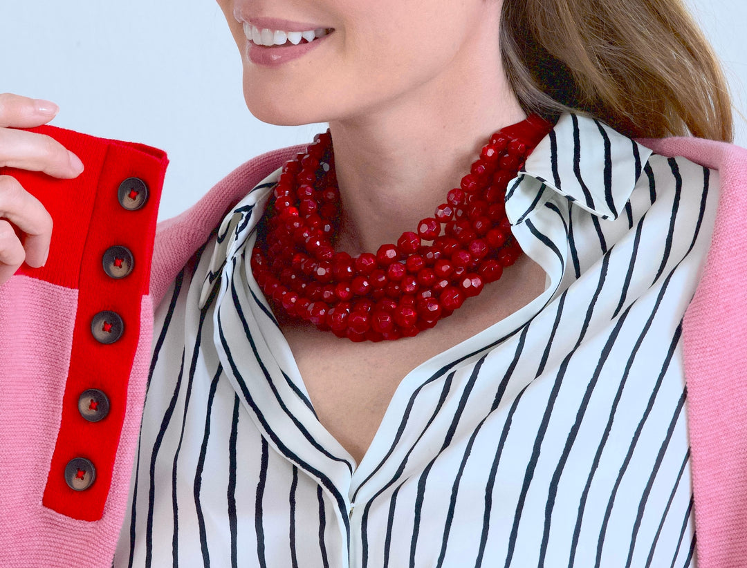 Bella Grace Ruby Necklace