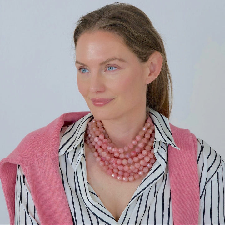 Gradated Bella Dusty Rose Necklace -  Fairchild Baldwin
