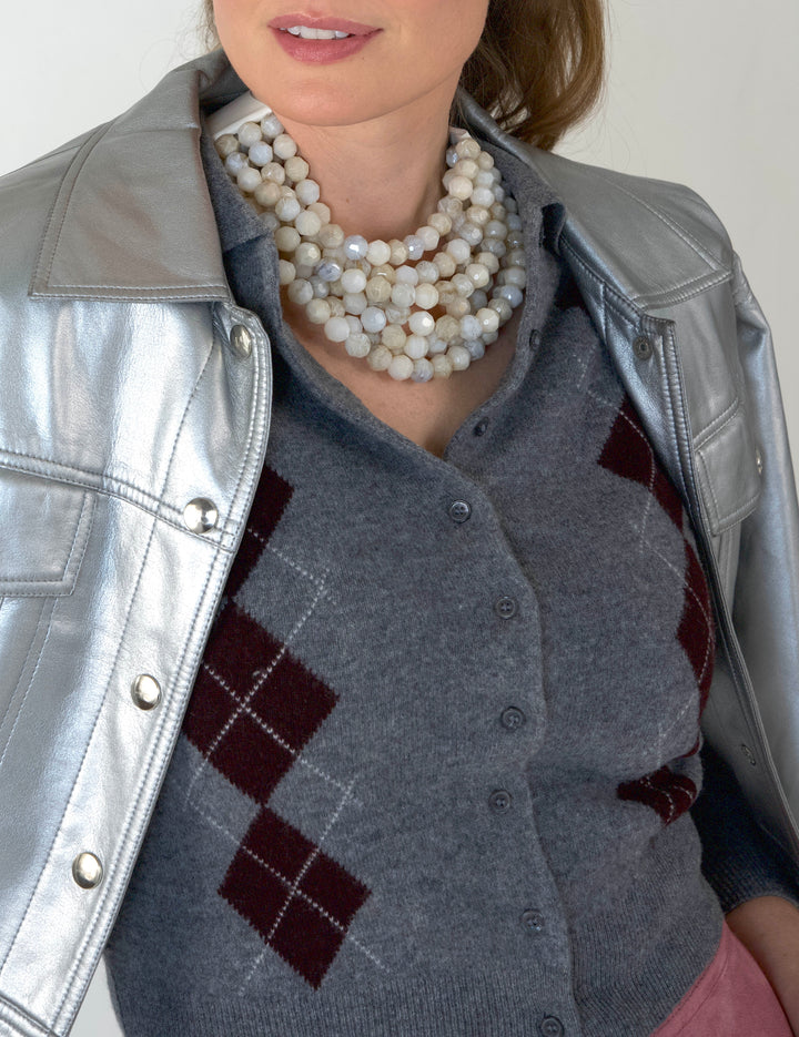 Bella Three Tone Neutral Necklace -  Fairchild Baldwin