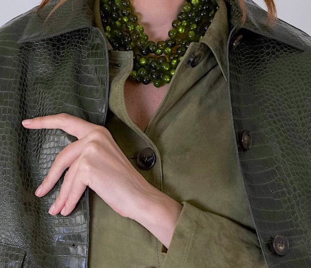 The Bubble Olive Necklace -  Fairchild Baldwin