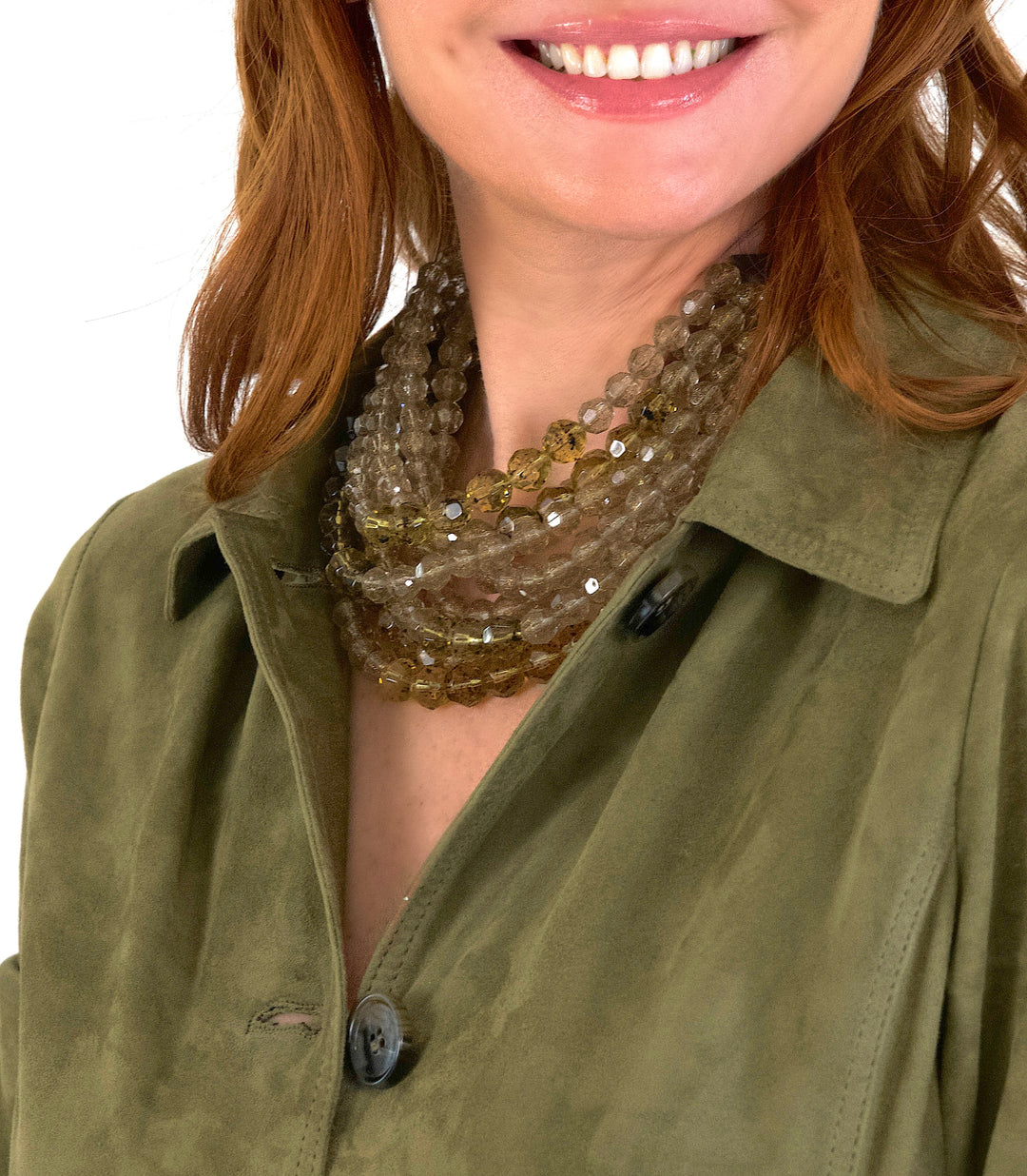 Bella Grace Moonstone Taupe Necklace -  Fairchild Baldwin