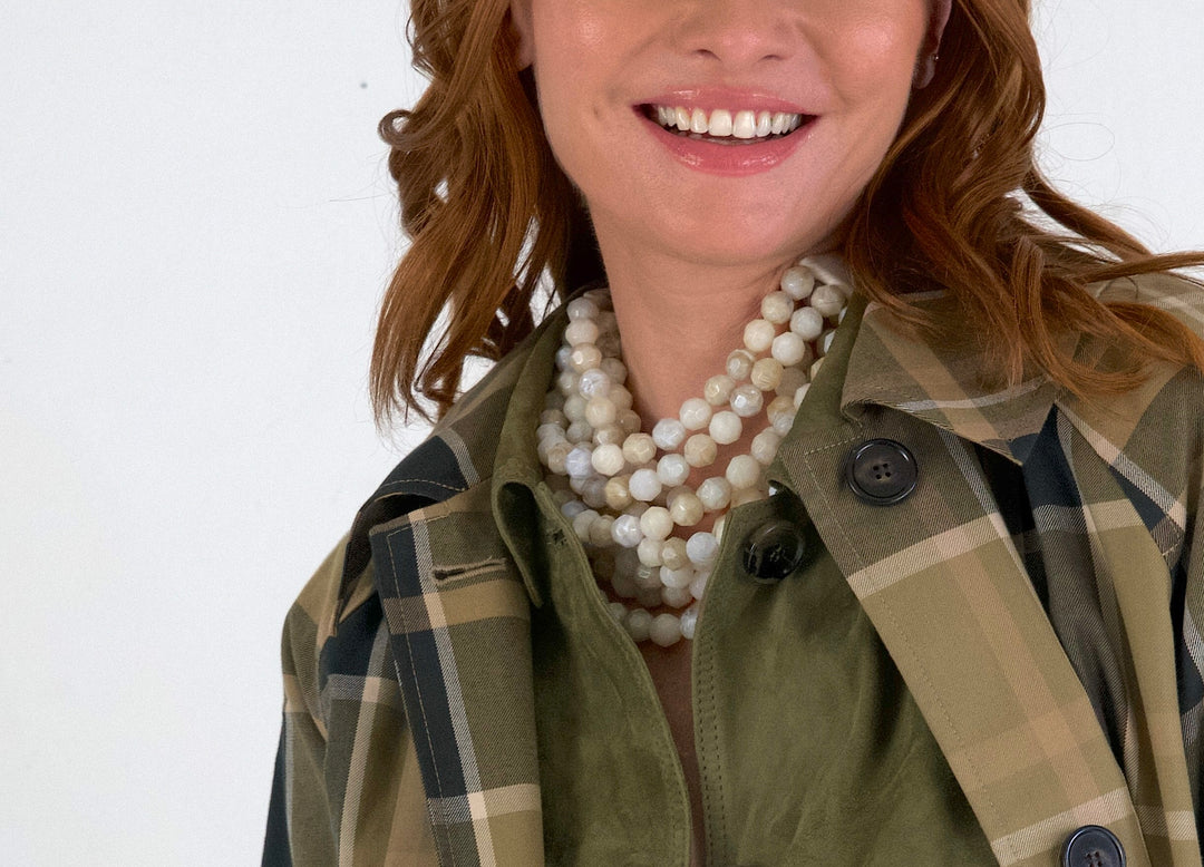 Bella Three Tone Neutral Necklace -  Fairchild Baldwin