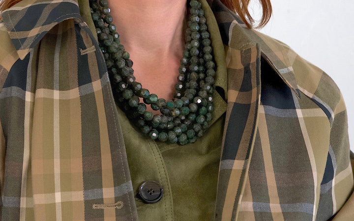 Helena Aspen Green Necklace
