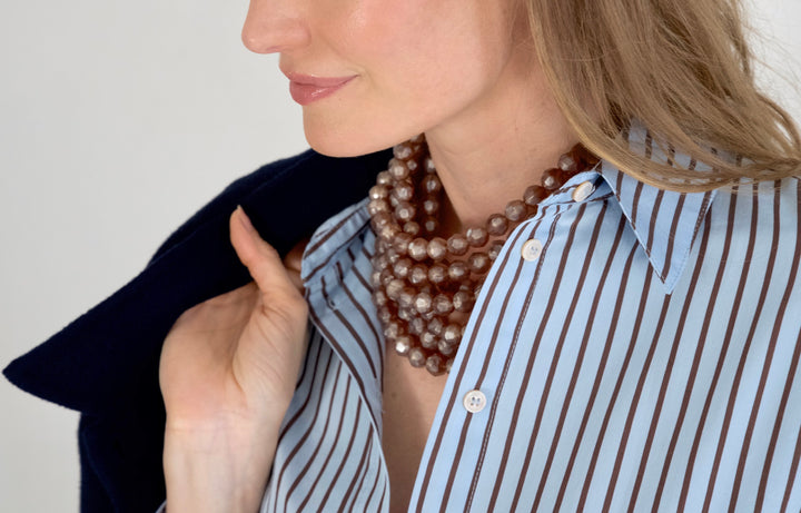 Bella Greige Necklace -  Fairchild Baldwin
