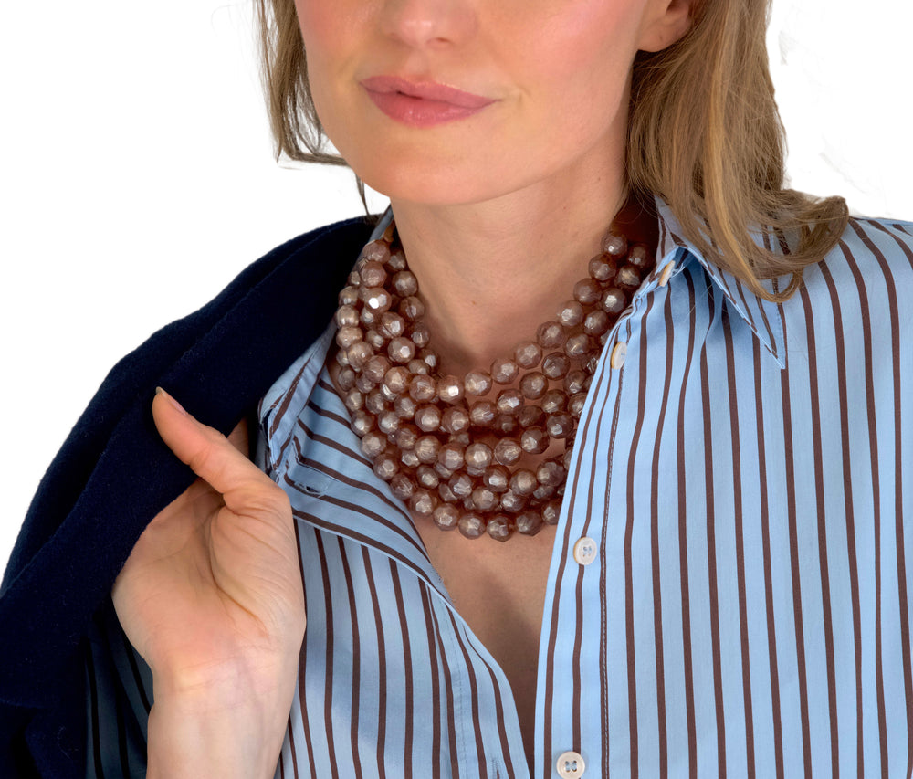 Bella Greige Necklace -  Fairchild Baldwin
