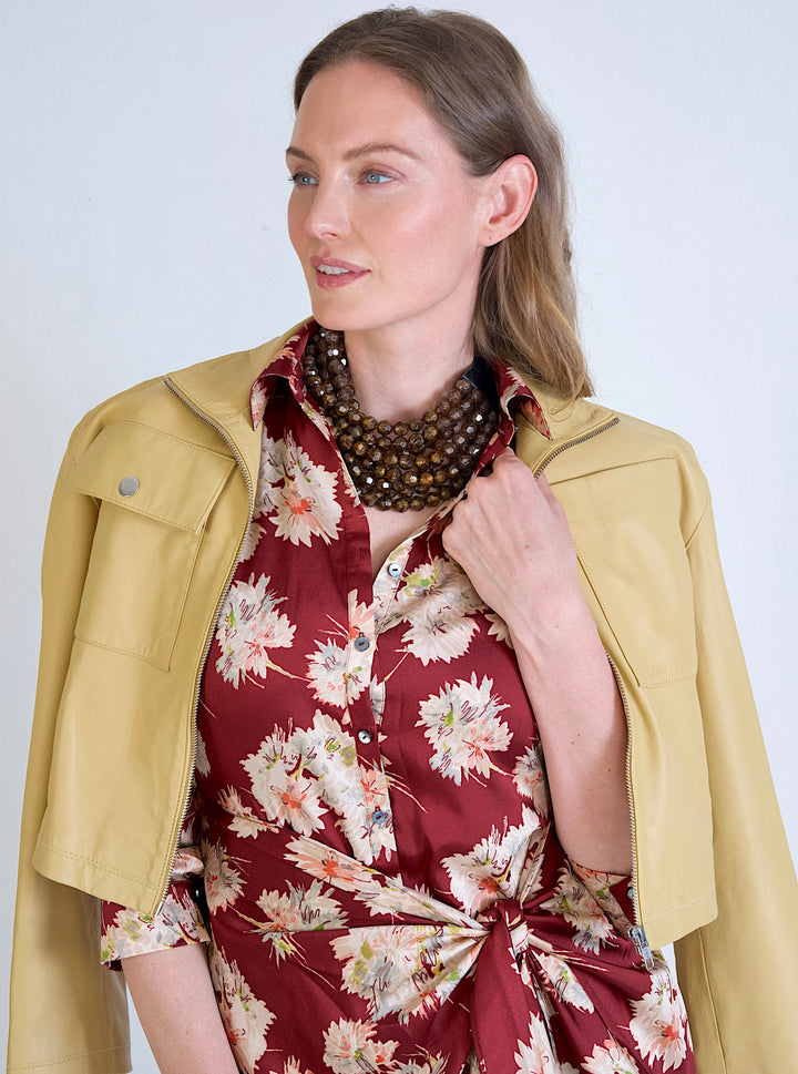 Gradated Bella Shimmer Tiger Eye Necklace -  Fairchild Baldwin