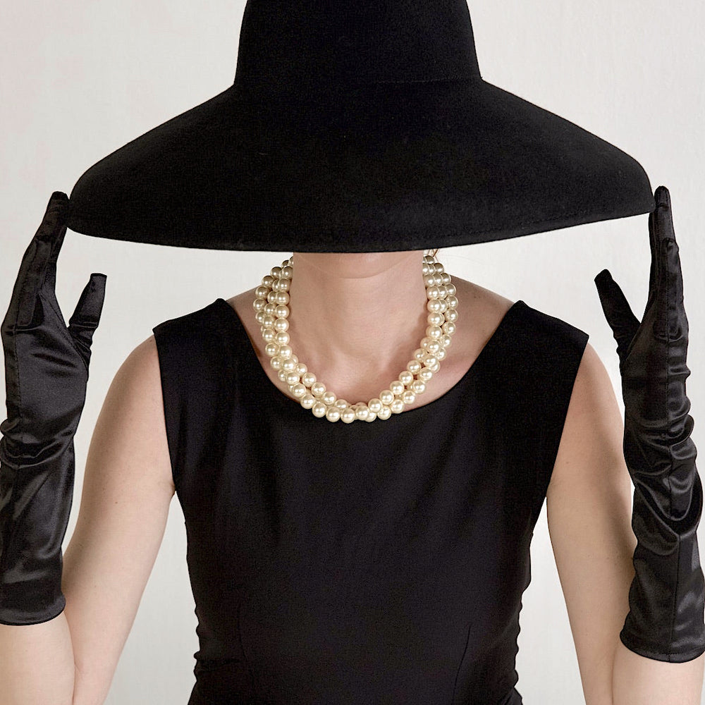 Jackie Glass Pearl Necklace -  Fairchild Baldwin