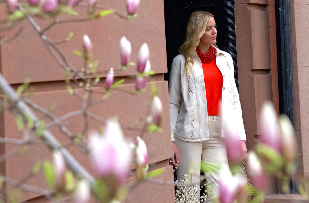 Bella Winter Coral Necklace