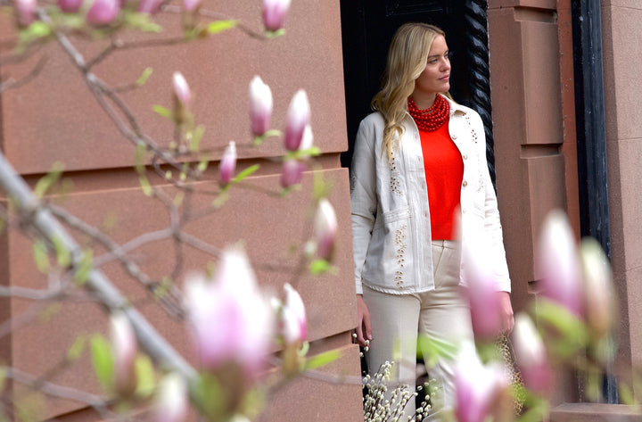 Bella Winter Coral Necklace