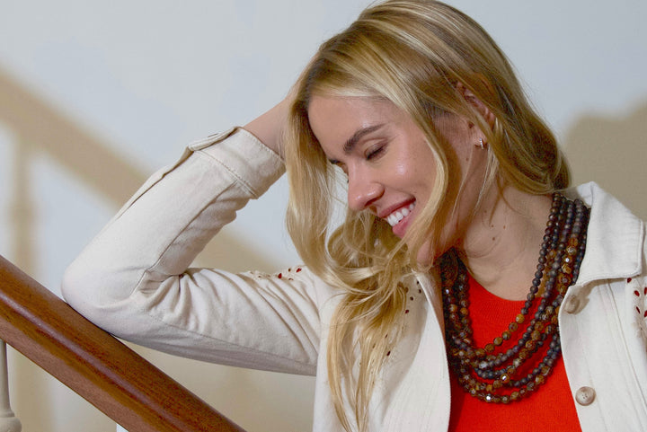 Helena Deep Havana Necklace