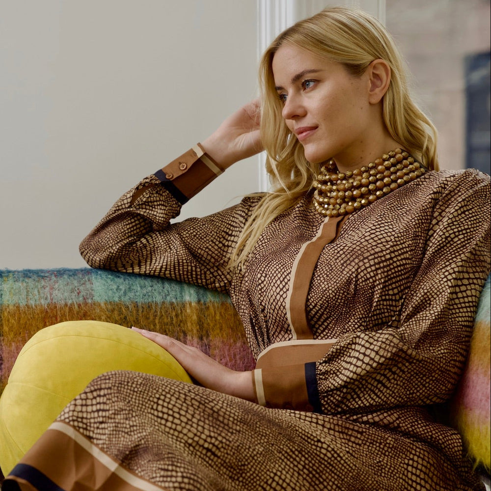 Bella Two Tone Gold Shimmer Necklace -  Fairchild Baldwin