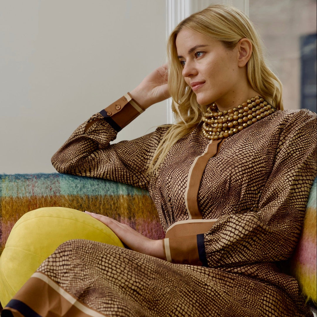 Bella Two Tone Gold Shimmer Necklace -  Fairchild Baldwin