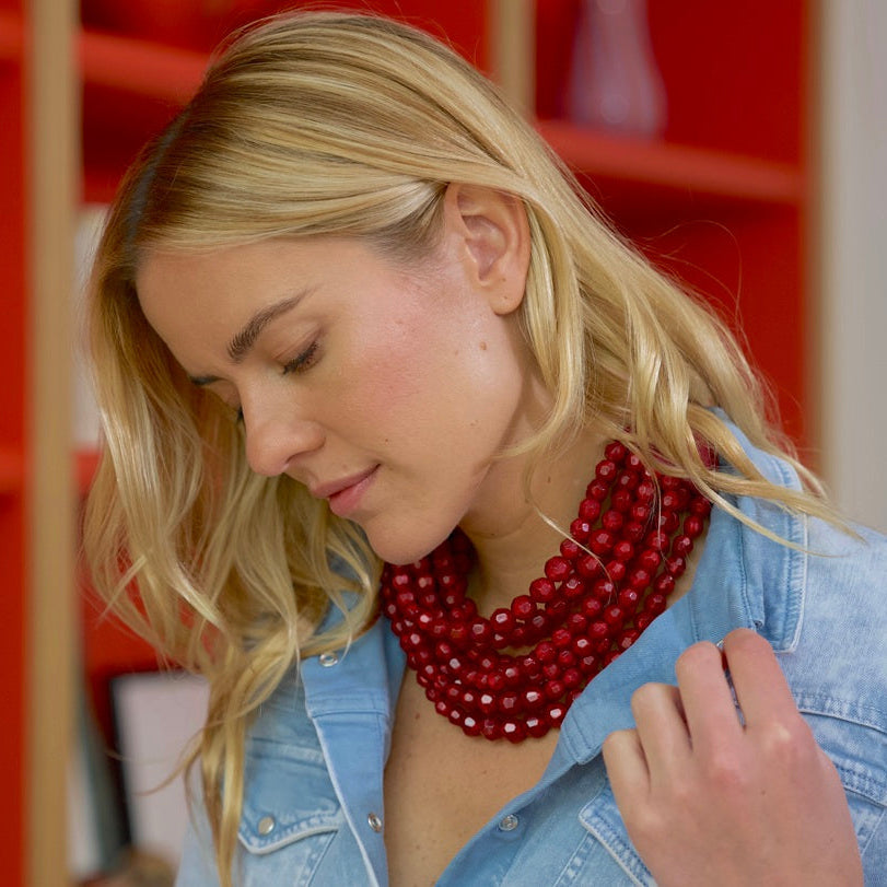 Bella Grace Ruby Necklace -  Fairchild Baldwin
