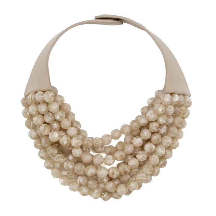 Bella Marble Champagne Necklace -  Fairchild Baldwin