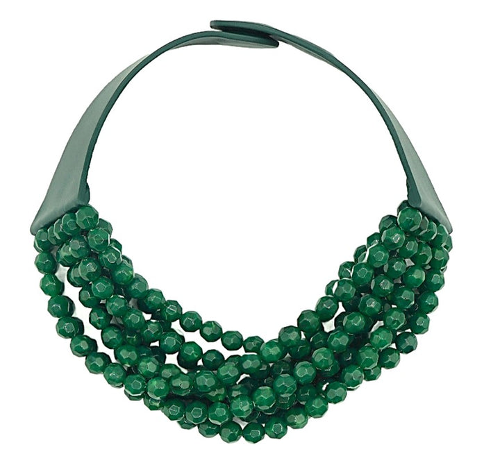 Laura Holiday Green Necklace