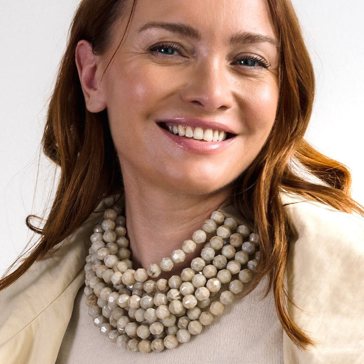 Bella Marble Mineral Necklace