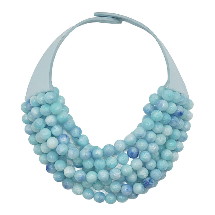 Round Bella Summer Blue Necklace