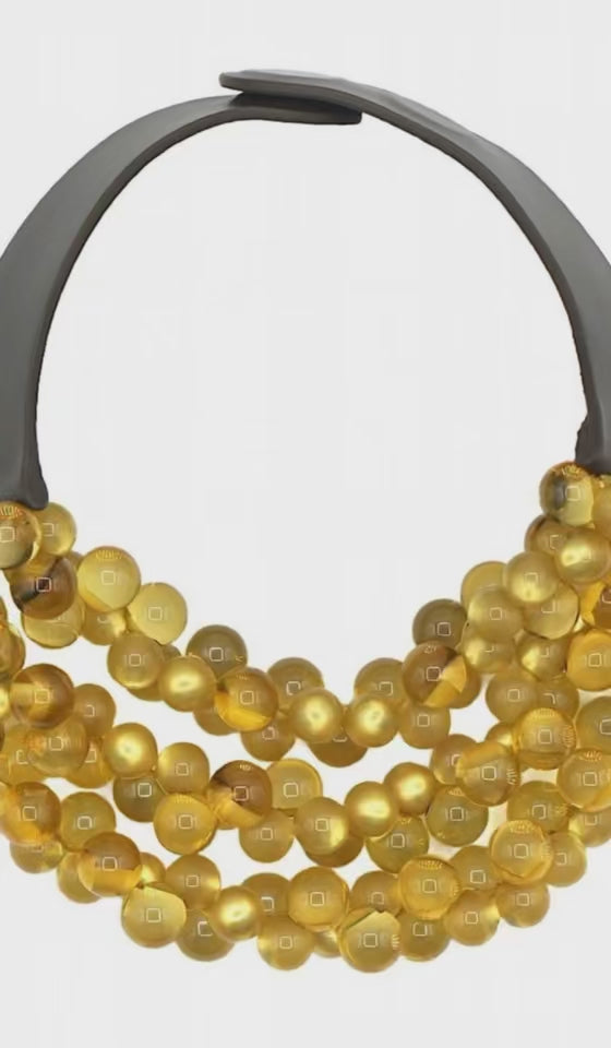 The Bubble Chartreuse Necklace