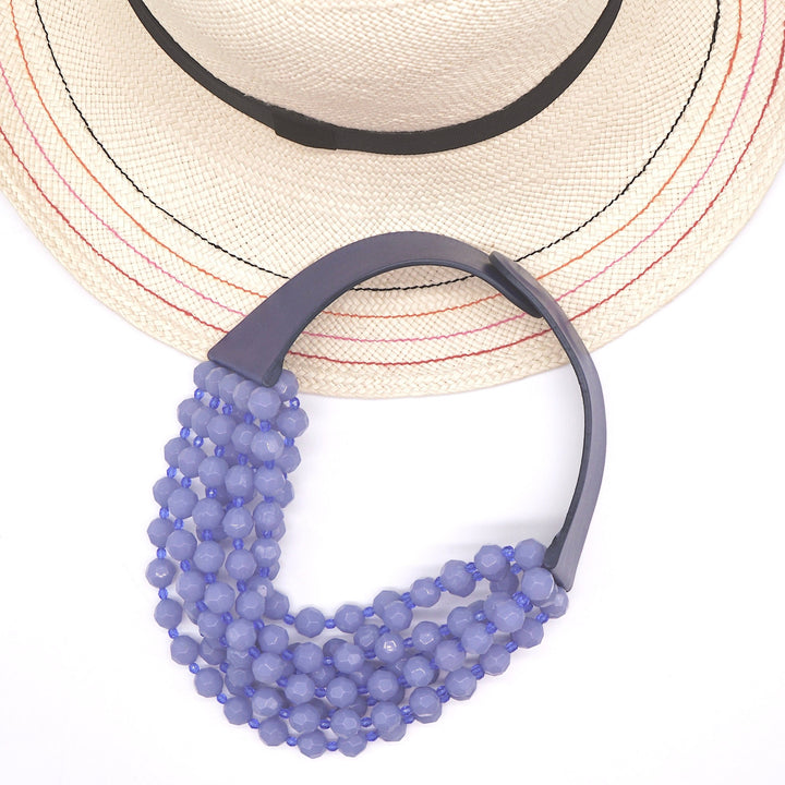 Bella Luxe Blue Carolina Necklace