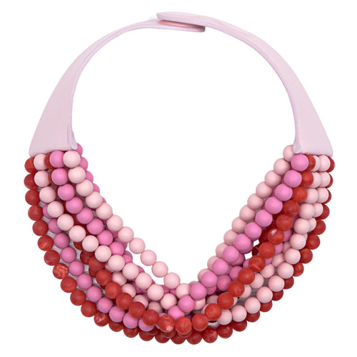 Medium Matte Pinks Necklace