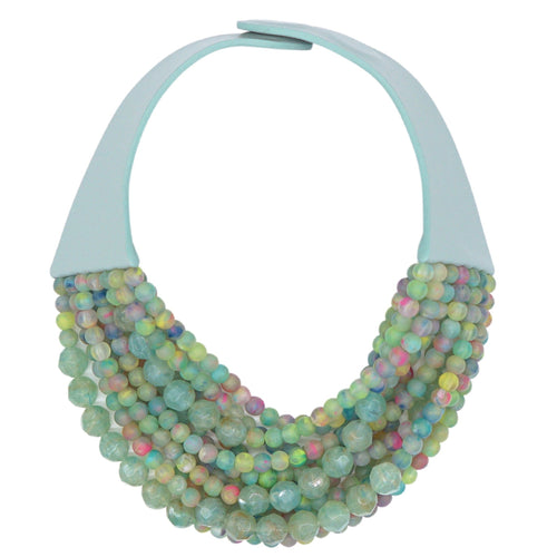 Green Summer Fun Sage Necklace
