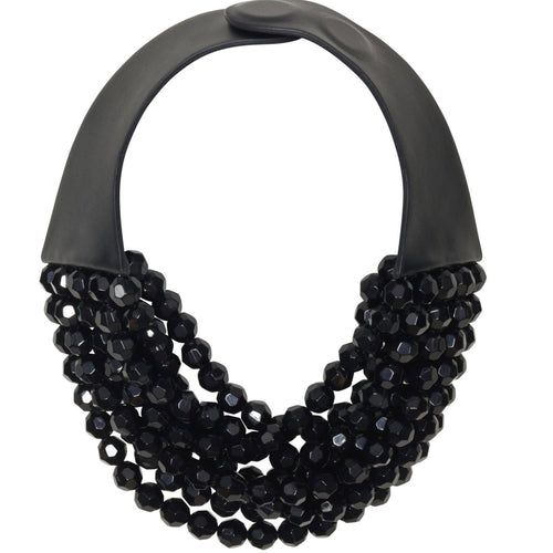 Jet Black Necklace