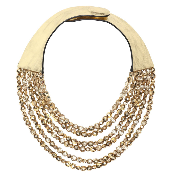Eloisa Gold on Gold Necklace