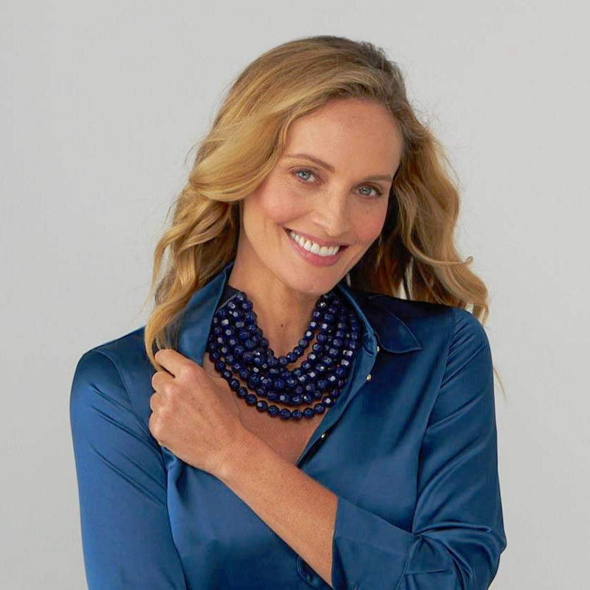 Bella Classic Navy Necklace