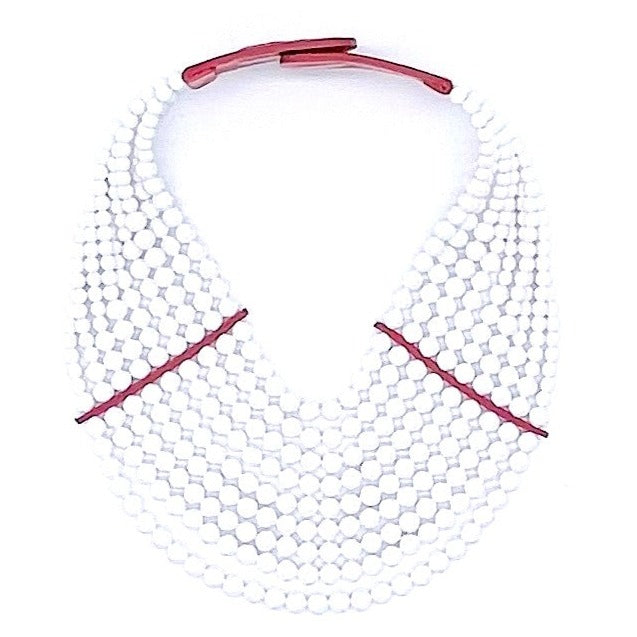 Red White Necklace