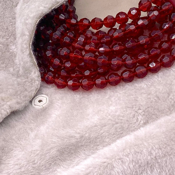 Bella Opaline Red Necklace