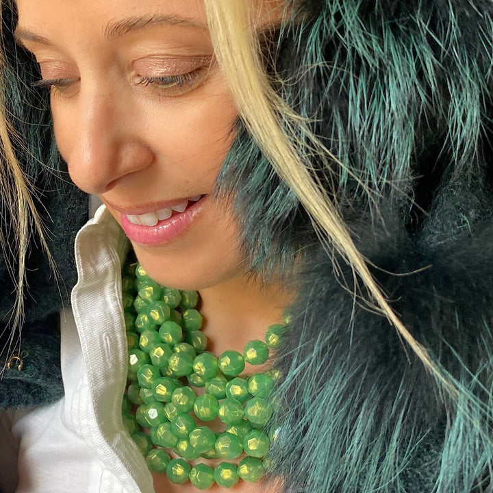 Bella Screamin' Green Necklace