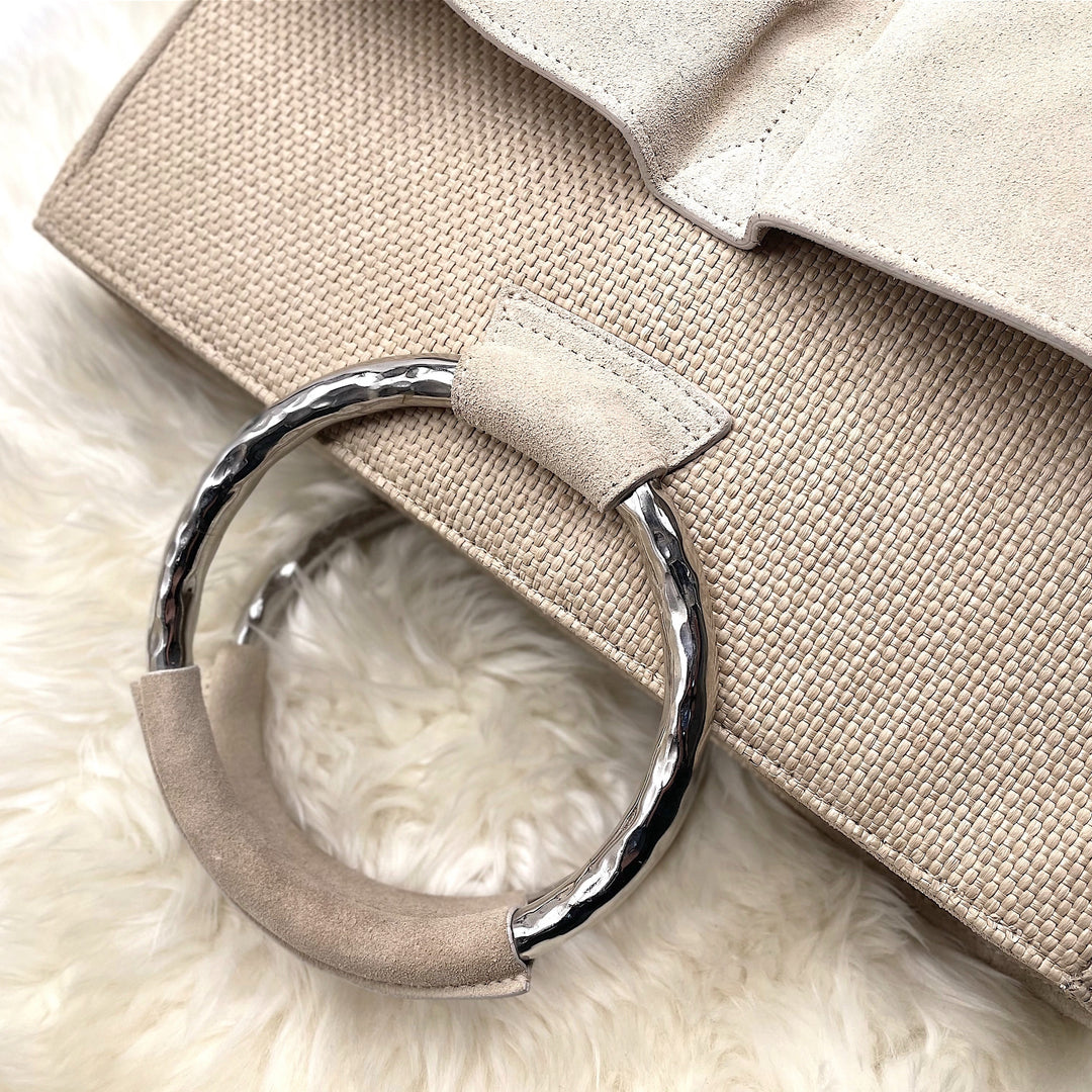 VINTAGE Luxe Grass Cloth Neutral