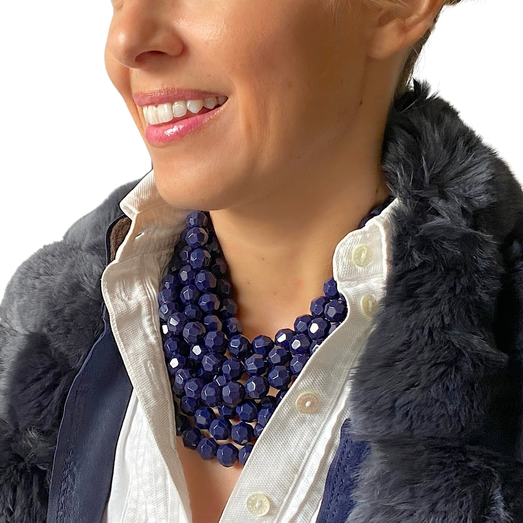 Bella Classic Navy Necklace