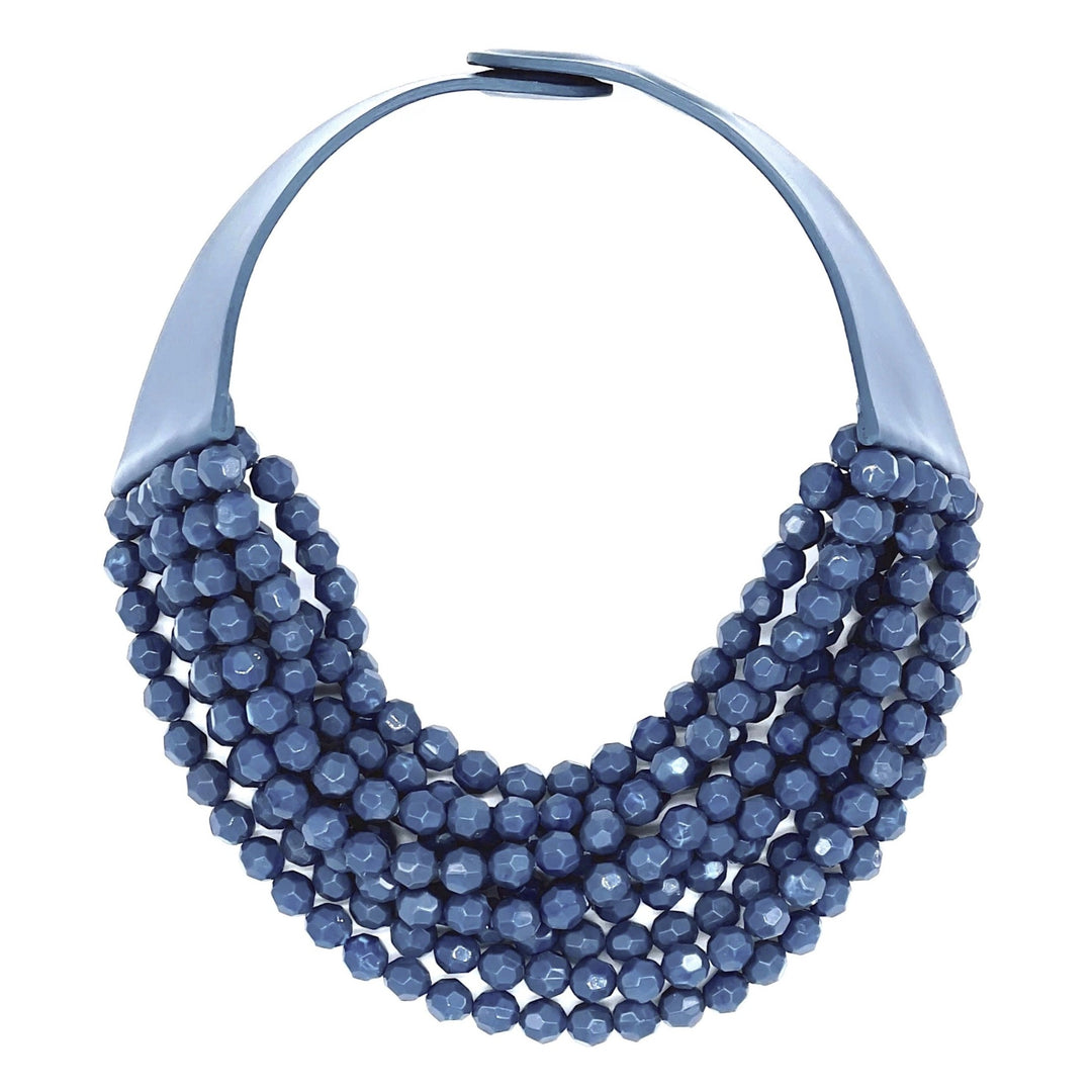 Medium Bella Aspen Blue Necklace