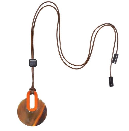 Lacquer Horn Necklace